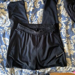 Mens size medium black Nike sweatpants